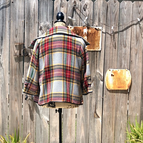 NWT FOR CYNTHIA PLAID JACKET SIZE PS - Picture 8 of 10